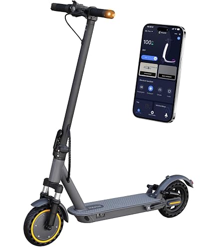 Riuiio Electric Scooter For Adults - 19MPH, 21 Mile Range, Dual Suspension & App Control