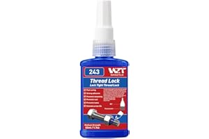 INNOVAYOU Thread Lock Bule, 243 Medium Strength Lock Tight Anti-Rust&Loosening, Threadlocker for Gap Filling and Tighten Bolt