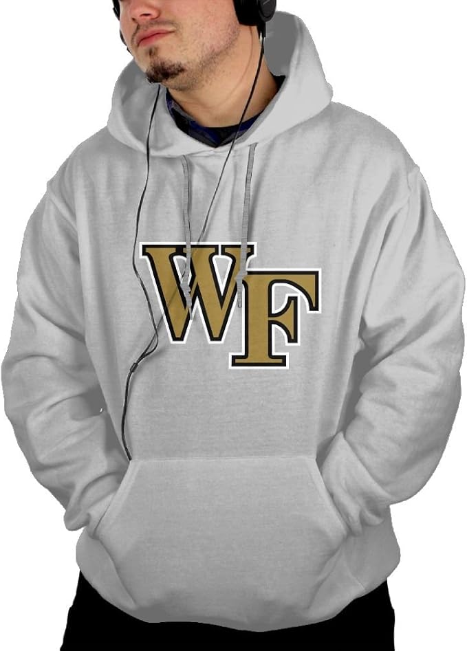 Ss5dxc2c5 Wake Forest Mens Printed Sweaters With Pockets