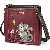 CHALA Merry Messenger RFID Protected Women Faux Leather Shoulder Purse with Adjustable Crossbody Strap | RFID Protected, Faux Leather