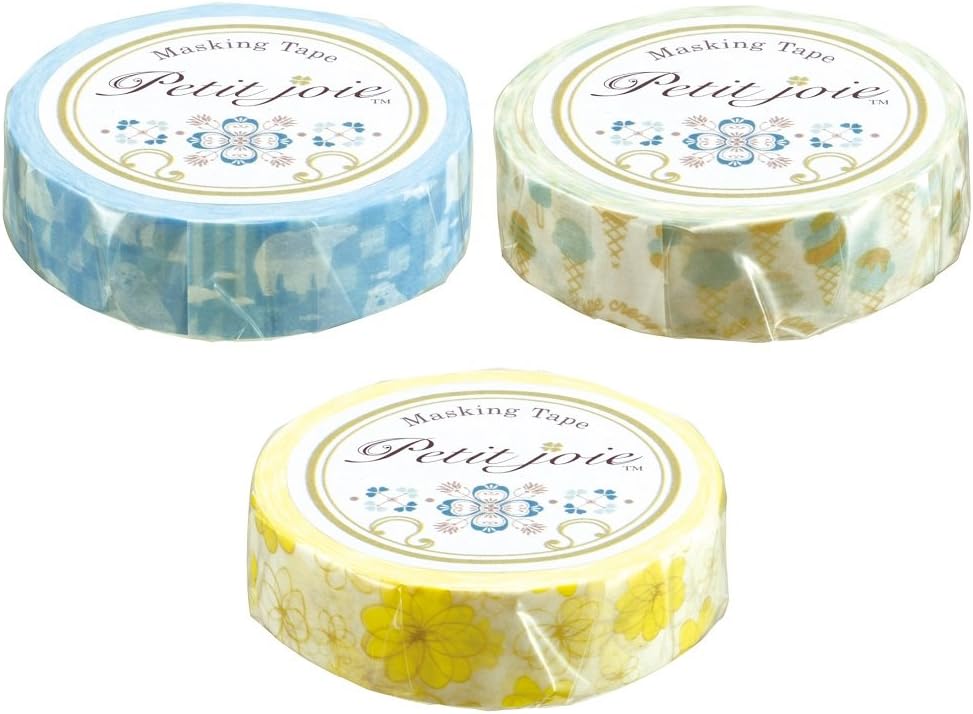 Nichiban Petit Joa Masking Tape 3 Volume PJMT - 15 SAZ 3 P 14 White Bear