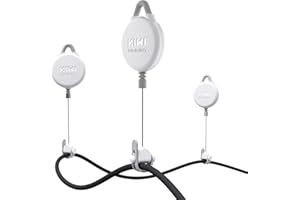 KIWI design VR Cable Management, 6 Packs VR Pulley System Compatible with Quest 3S/3/2/1/Pico/PSVR/PSVR2