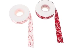 OFFIGAM 2pcs Valentine S Day Satin Ribbon Pink Red Love Printed Decorative Fabric Rope for Bouquet Wrapping