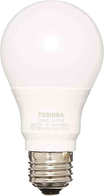Toshiba Led Lamp General Bulb Type 810 Lm Light Bulb Color Equivalent Toshiba E Core E Core Omni Directional Type Lda8l G 60 W Led Bulbs Amazon Canada