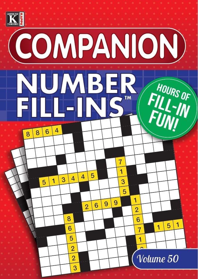 Number Fill-In Puzzles for the Whole Family – 4 Pack [Paperback