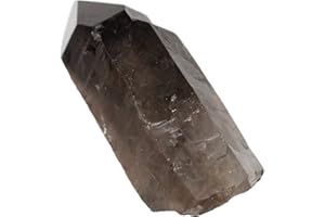 CircuitOffice 1 Pc Large Smokey Quartz Crystal Point (1" - 2") Rough Natural Smoky Wand Specimen