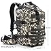 RUPUMPACK Military Tactical Backpack Army MOLLE Hydration Bag 3 Day Rucksack Outdoor Hiking Daypack 33L