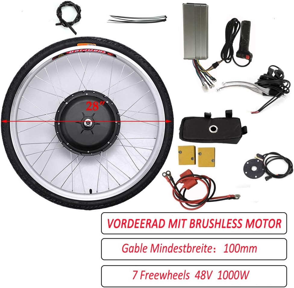 eSoulbike™ 48V 1500W K di conversione bici elettrica ruota posteriore