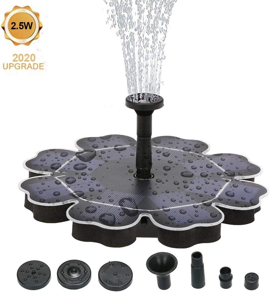 Small Solar Fountain Pump Kit for Pond Solar Bird Bath Fountain ， Solar