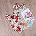 Newborn Kids Baby Girls Clothes Floral Jumpsuit Romper Playsuit + Headband Outfits (A-Red, 6-12 Months)