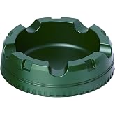 Large Cigar Ashtray for Patio, 5 Wide Cigar Rests, Heat-Resistant Silicone | 6.3