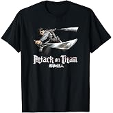 Attack on Titan Season 3 Levi Jump Attack Anime T-Shirt