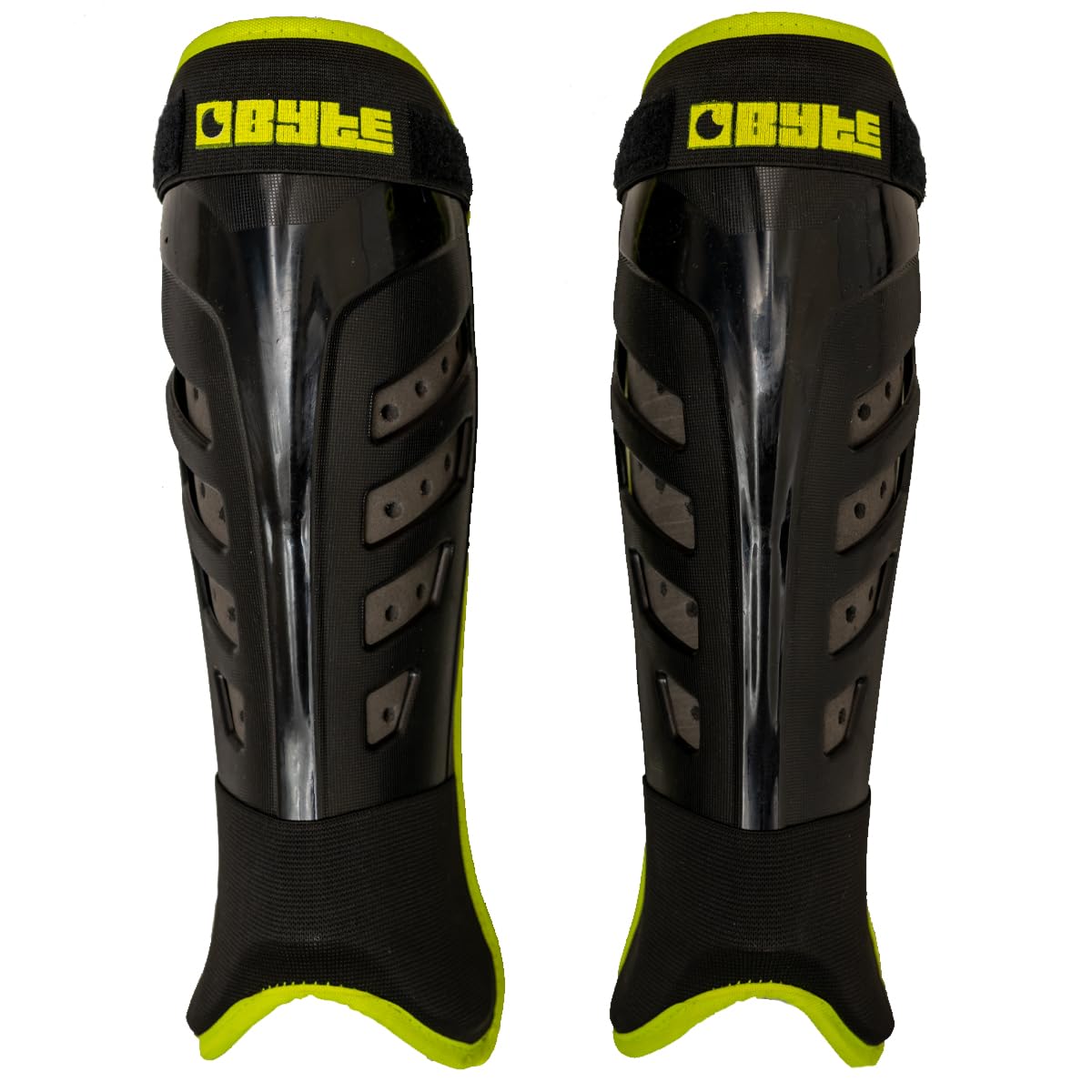 BYTE XR Shinguards Fluo Yellow (MEDIUM)