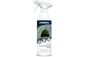 simprax® Tent Waterproofing Spray - Certified Eco-Friendly, UV-Stable & Biodegradable Waterproof Spray | Made in Germany | Waterproofing Spray Enhances Water-Repellency for Tent & Technical Textiles