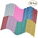 KUUQA 70 Pcs Glitter Hot Melt Glue Adhesive Glue Sticks for DIY Art Craft 7 x 100mm (7 Colors)