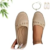 WXDSTW Orthopedic Dress Sneakers Women, Orthopedic Leather Shoes, Lightweight, Anti-Slip, Breathable for Women, Mesh Slip On Walking Flat-Soled Loafers Shoes