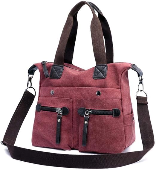 morrales de lona para mujer