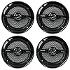 4-Sony-XS-MP1611b-65-280-Watt-Dual-Cone-Marine-Speakers-Stereo-Black-XSMP1611