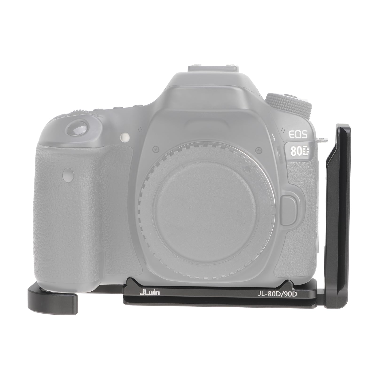 FOTGA Quick Release Plate L-Shaped Bracket Holder for Canon EOS 70D 80D 90D DSLR Camera, Extendable Vertical Plate for Arca-Swiss Tripod Ballhead