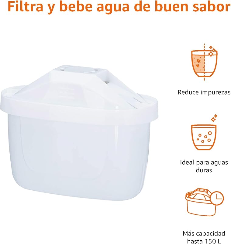 Cartuchos filtrantes de Agua, Aptos y compatibles con Todas Las BRITA Incl.PerfectFit & Jarras, 3 Unidad