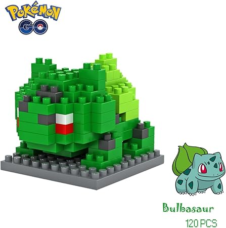 Amazon ポケモンブロック フシギダネ ミニブロック ポケットモンスター 積み木 1ピース ブロック おもちゃ
