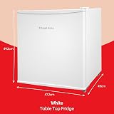 Russell Hobbs Table Top Larder Mini Fridge 43L Reversible Door White view 2