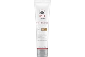 EltaMD UV Physical Tinted Mineral Sunscreen, Broad-Spectrum SPF 41, Chemical-Free Face Sunscreen for Sensitive Skin and Post-