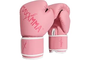 MaxxMMA Pro Style Boxing Gloves for Men & Women, Training Heavy Bag Workout Gloves, Muay Thai, Sparring Kickboxing Punching B