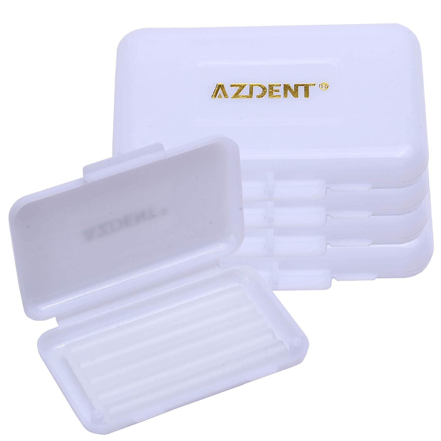 AZDENT Unscented Dental Wax for Braces Teeth Orthodontic Waxes Pack of 5 : Beauty