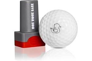 QUBI Golf Ball Stamp, Golf Ball Stamper, Self-Inking Golf Ball Stamp Marker to Identify Golf Balls, Golf Gift Golf Accessories for Men and Women Golfers