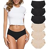 Wealurre Cotton Bikini Women's Breathable Panties Seamless Comfort Underwear