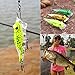 Burning Shark Frog Lure Topwater Fishing Lures with Plastic Tackle Box for Bass Trout Walleye Redfish Freshwater and Saltwater Fishing Baits,Pack of 5