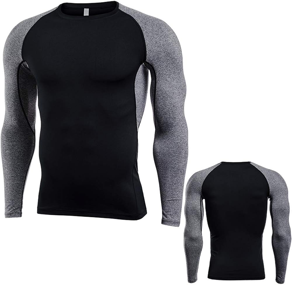 Outdoor Sports Longsleeved Shirts, Fitness Wear Men's Compression Base