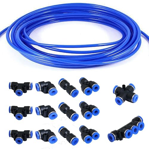 4mm(5/32 inch) Air Line Tubing Kit,Pneumatic Hose 4mm(5/32 inch) OD 2 ...