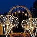 ZMYGOLON 4 PCS Reusable LED Light Up Balloons 18 Inch Transparent Bobo Balloon Party and Wedding Balloons Perfect for Decoration Warm White Glowing Balloons