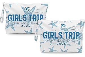 Fokongna 2PCS Girls Trip Gifts Favors Starfish Wet Bag Wet Dry Bag Beach Bag for Swimsuit Toiletry Bag Travel Essentials For Women, Beach Travel Gym Wet Dry Bag for Swimsuit Dirty Diaper Bag Gifts