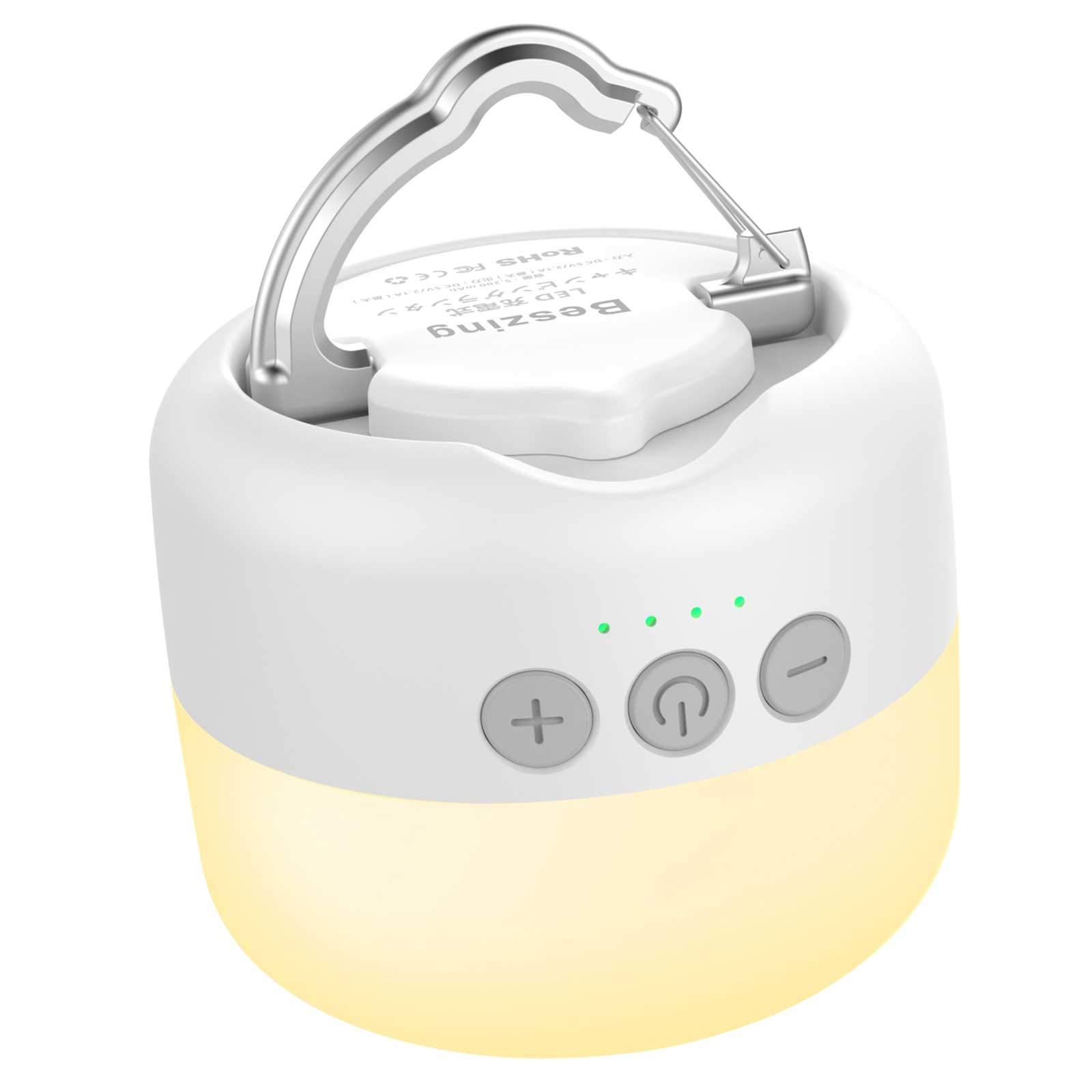 ランタン, Beszing ledランタン 光色・輝度記憶搭載 3色切替 無段階調光 電球色 自然白 昼白色 5200mAh USB 充電式 小型 暖色 マグネット式付き アウトドア携帯キャンプ用品/応急 防災 停電用