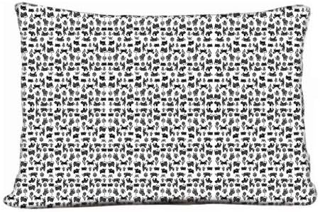 DIY Design Unique Home Pillow Case Aitch's Animal Stamps Pillow Case 20" X 30"