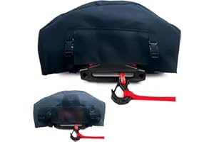 CORRBPEN Winch Cover, Heavy Duty 900D Waterproof UV-resistant Winch Protective Cover, Indoor/Outdoor Winch Accessories, Weather Resistant Dustproof Cover for Electric Winches up to 8,000 -17,500 Lbs.