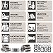 PRO Packing Cubes | 6 Piece Travel Bags Organizer for Luggage | Multi-size Ultralight Travel Cubes | Suitcase Organizer Bags Set | Makes Packing Easy - Silver