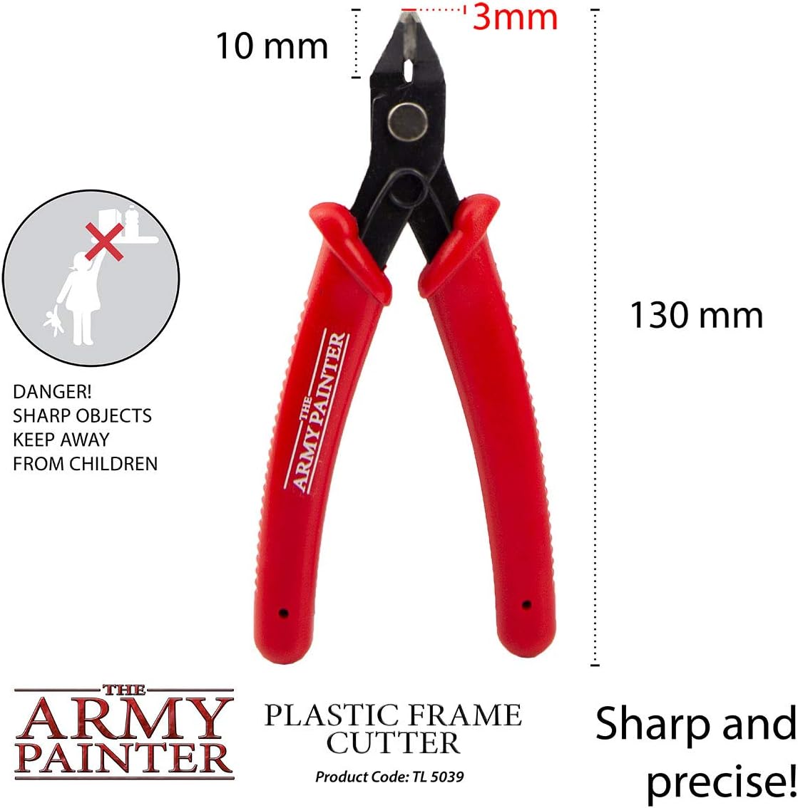 The Army Painter Hobby Tools Plastic Frame Cutter, Stainless Steel Model Flush Cutter, Side Snips - Image 3