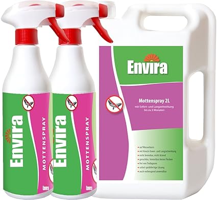 ENVIRA Mottenbekämpfung 2x500ml+2Ltr