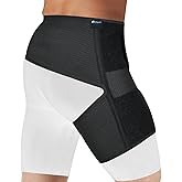 Tenbon Adjustable Hip Brace for Sciatica Pain Relief & Sacroiliac Support - Compression Wrap for Hamstring, Hip Flexor, Groin