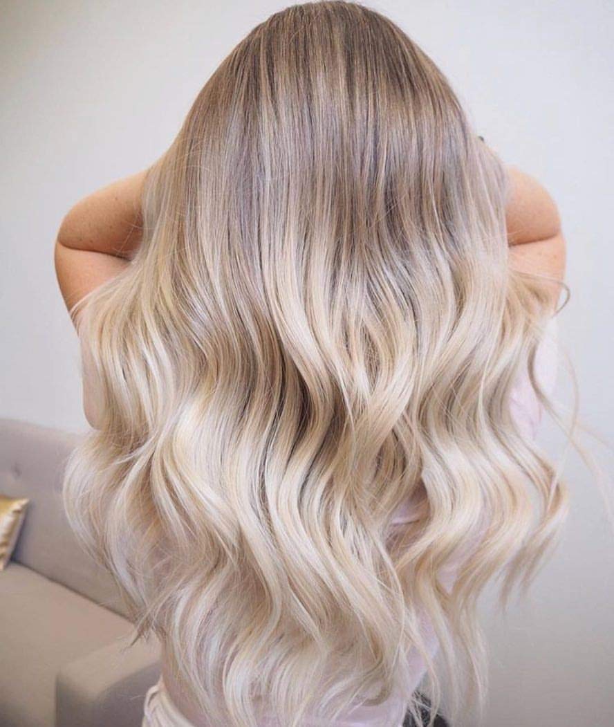 Sunny Balayage Bundles Human Hair 16 Inch 100g Dark Golden Blonde Balayage Blonde Hair Weft