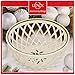 Lenox Holiday Open Weave Bread Basket,Ivory