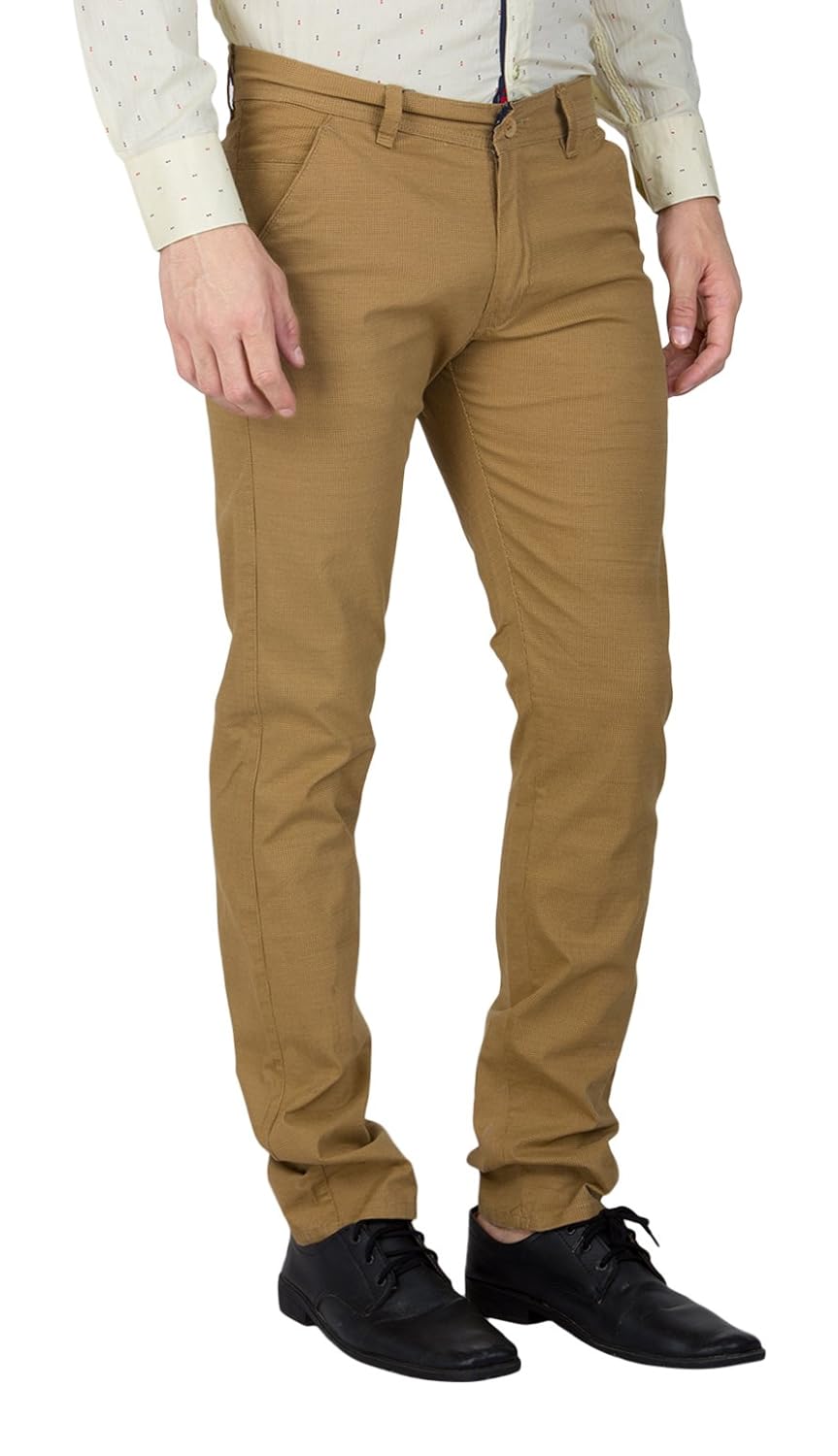 bloos jeans men's cotton trouser brown