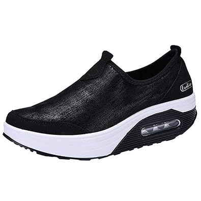 thick soled walking shoes