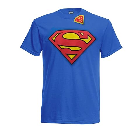 T-Shirt mit Klassische Superman Logo Original Offiziel DC Comics