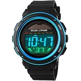 TOOCAT Watch for Kids, Digital Sport Watch Outdoor 50M Waterproof Electrical Wrist Watch for Boy Girl，Stopwatch Chronograph，Luminescent, displays Date time Day of the Week, Alarm Clock