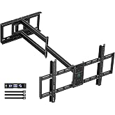 HCMOUNTING Extra Long Arm Full Motion TV Wall Mount For 42&ndash;80&rdquo; TVs | 43&rdquo; Extra Long Extension, Swivel &plusmn;90&deg; &amp; Tilt &plusmn;10&deg;, Leveling &plusmn;3&deg;, Holds Up To 110 Lbs, Max Vesa 600x400mm, Fits 16&rdquo;,18&rdquo; Studs